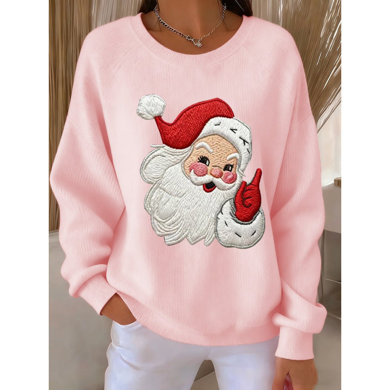 Alysia - Pink Santa Claus Sweater
