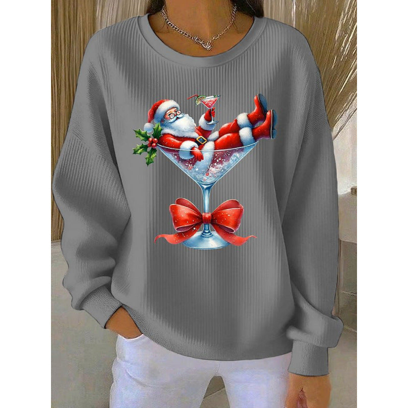 Alene - Christmas Cocktail Sweater Grey