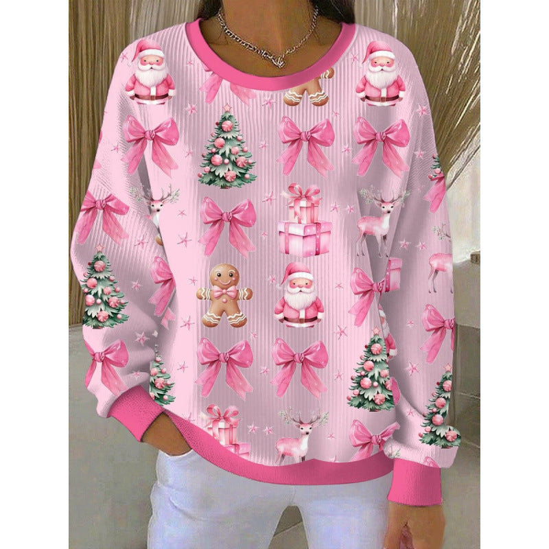 Alisha - Cute Christmas Sweater Pink