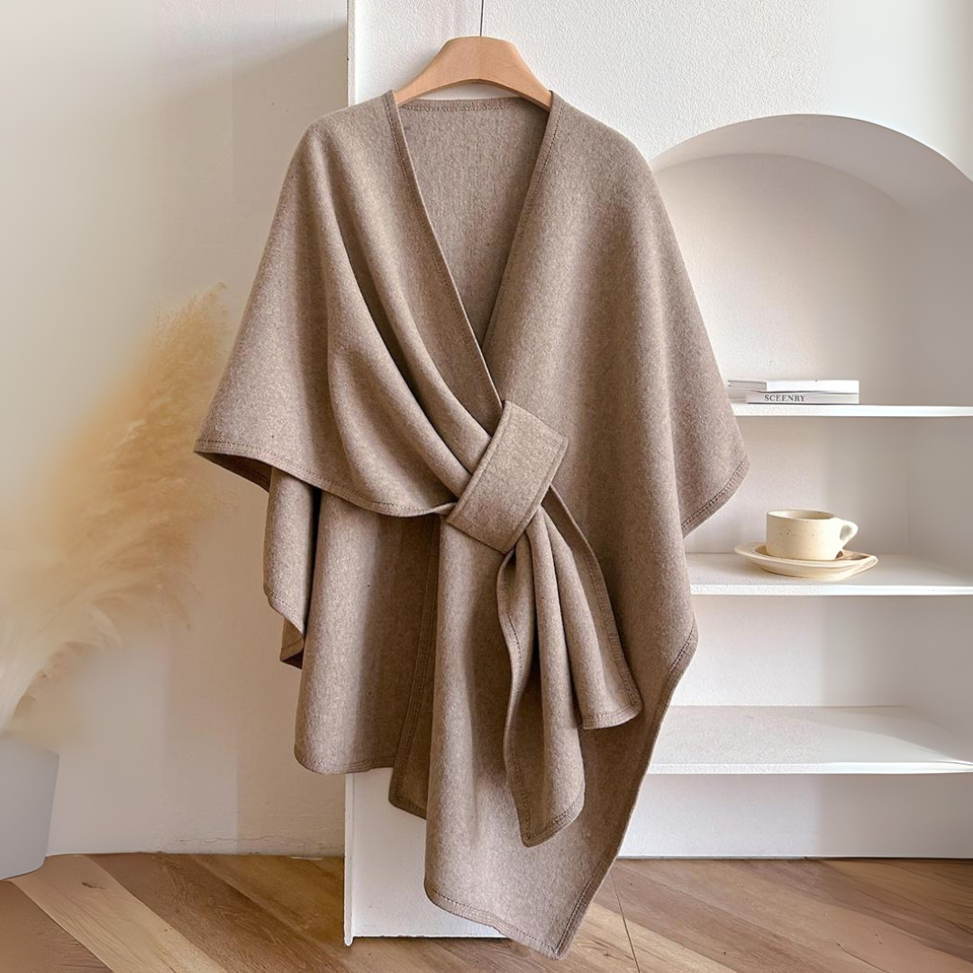 Ultimate Soft Fleece Drape Shawl Wrap - Cozy Warm Elegant Women's Comfort
