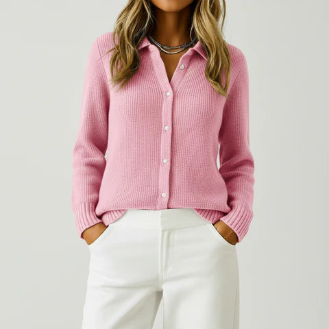 AVARON The Merino Heritage Varsity Cardigan