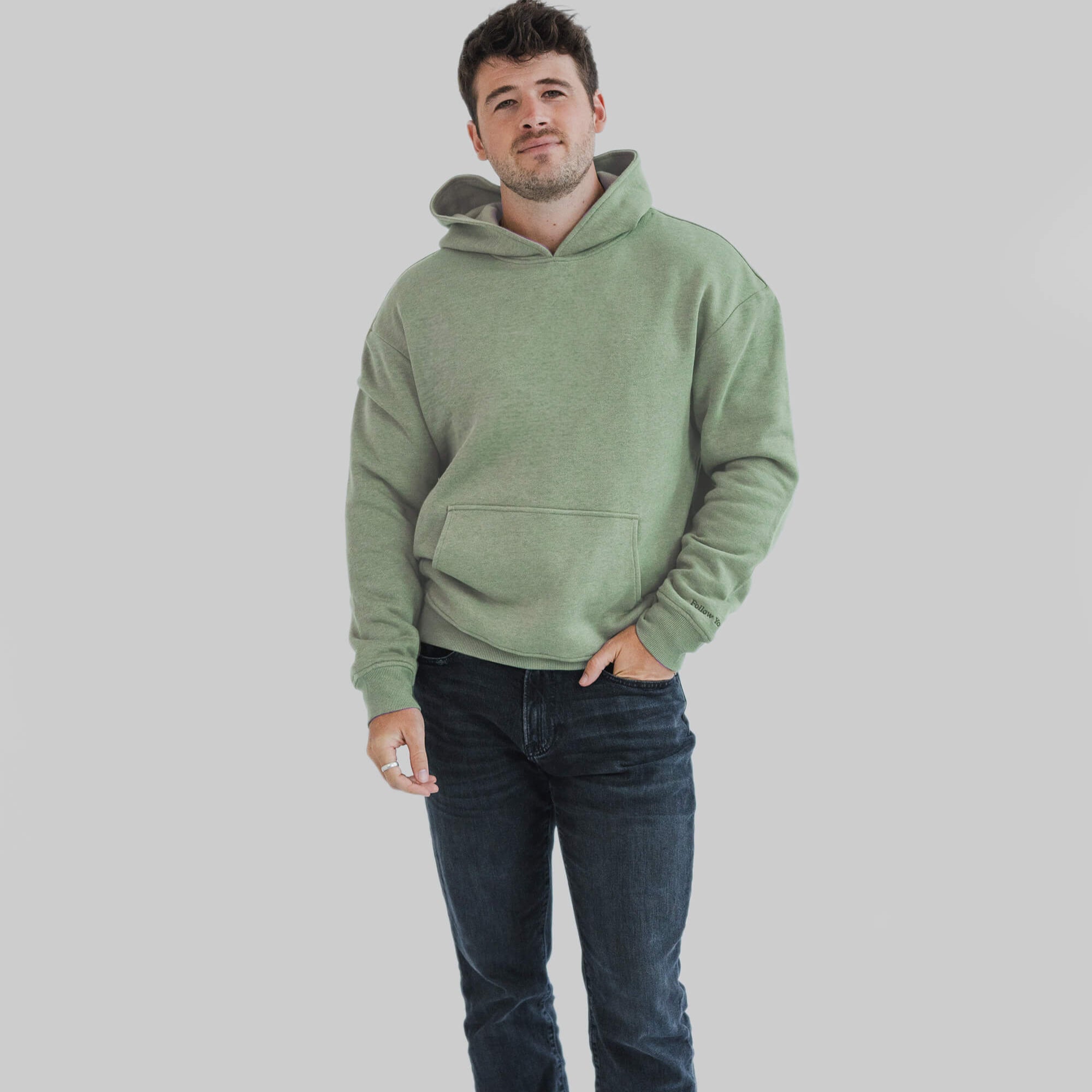 Men's AlpacaCloud® Heavyweight Hoodie: Reversible, Ultra-Soft, Stress-Reducing Comfort