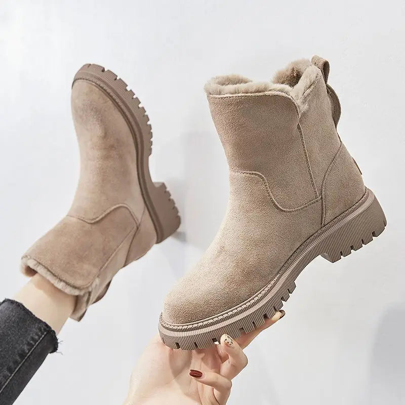 Naya Comfortable Warm Winter Boots with Faux Fur Lining & Supportive Sole