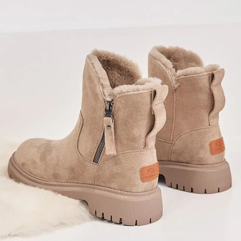 Naya Comfortable Warm Winter Boots with Faux Fur Lining & Supportive Sole