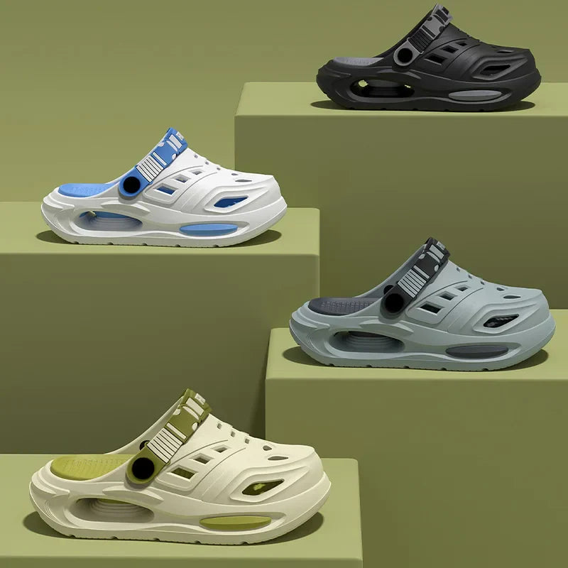 Ultimate Comfort AeroFlow Slides: Lightweight, Breathable EVA with Cushioned Support