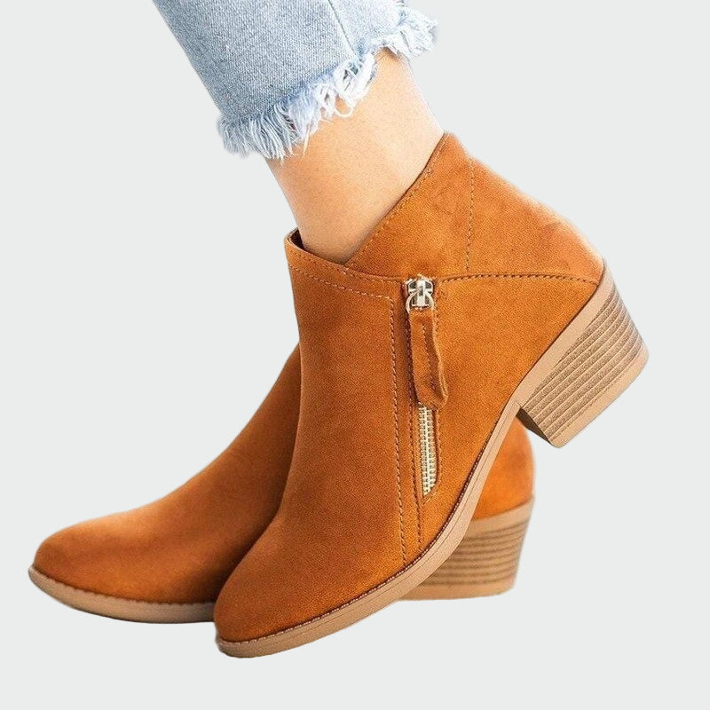 Camelia™ | Elegant Winter Ankle Boots