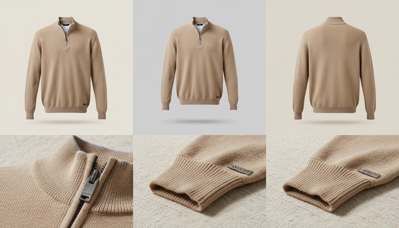 AVARON Essential Zip Knit