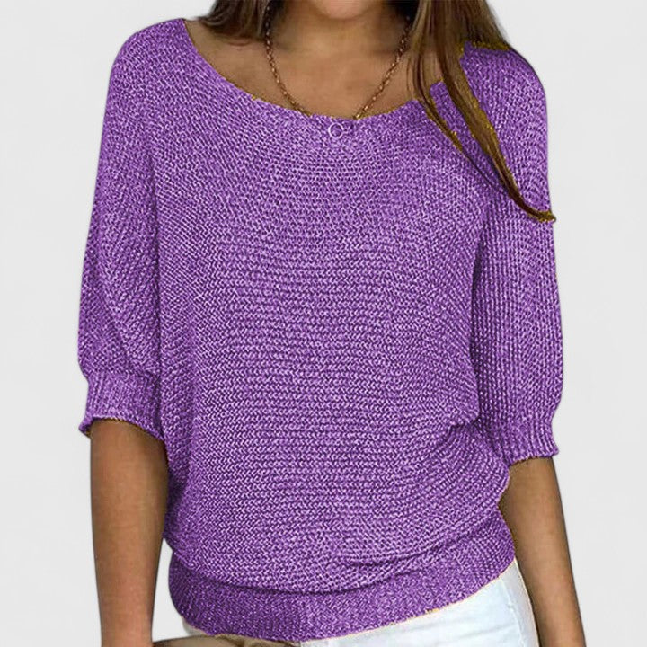 Rachel Women's Effortless Knit Pullover: Cozy, Stylish, Versatile Comfort Sweater