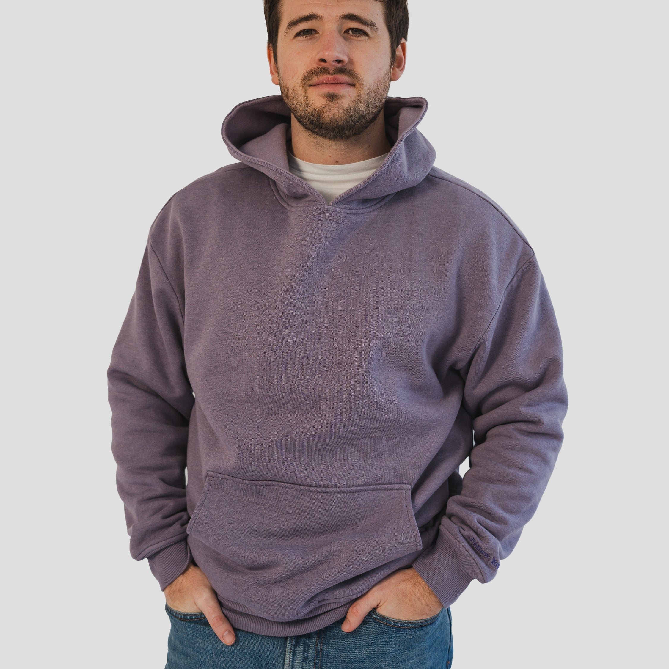 Men's AlpacaCloud® Heavyweight Hoodie: Reversible, Ultra-Soft, Stress-Reducing Comfort