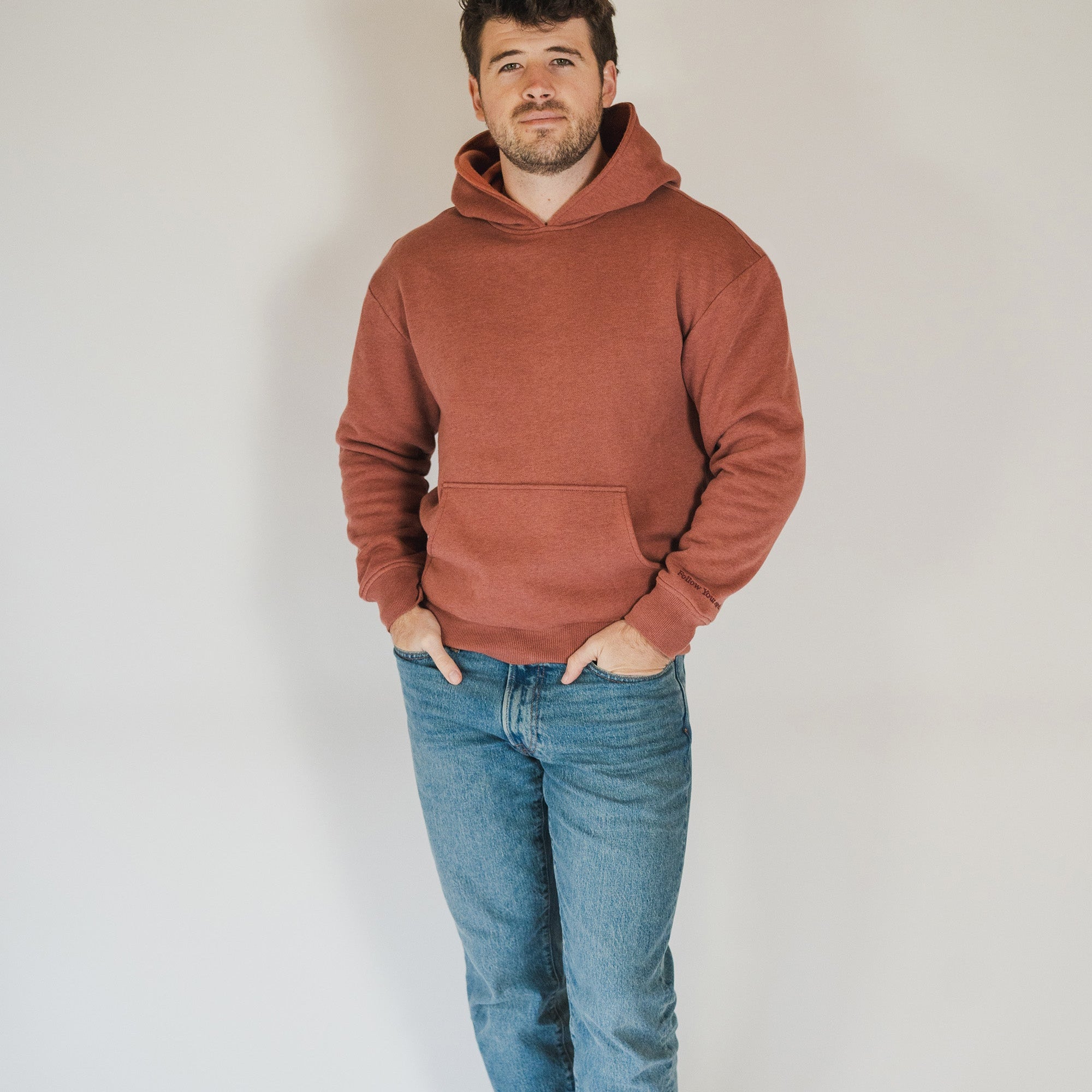 Men's AlpacaCloud® Heavyweight Hoodie: Reversible, Ultra-Soft, Stress-Reducing Comfort