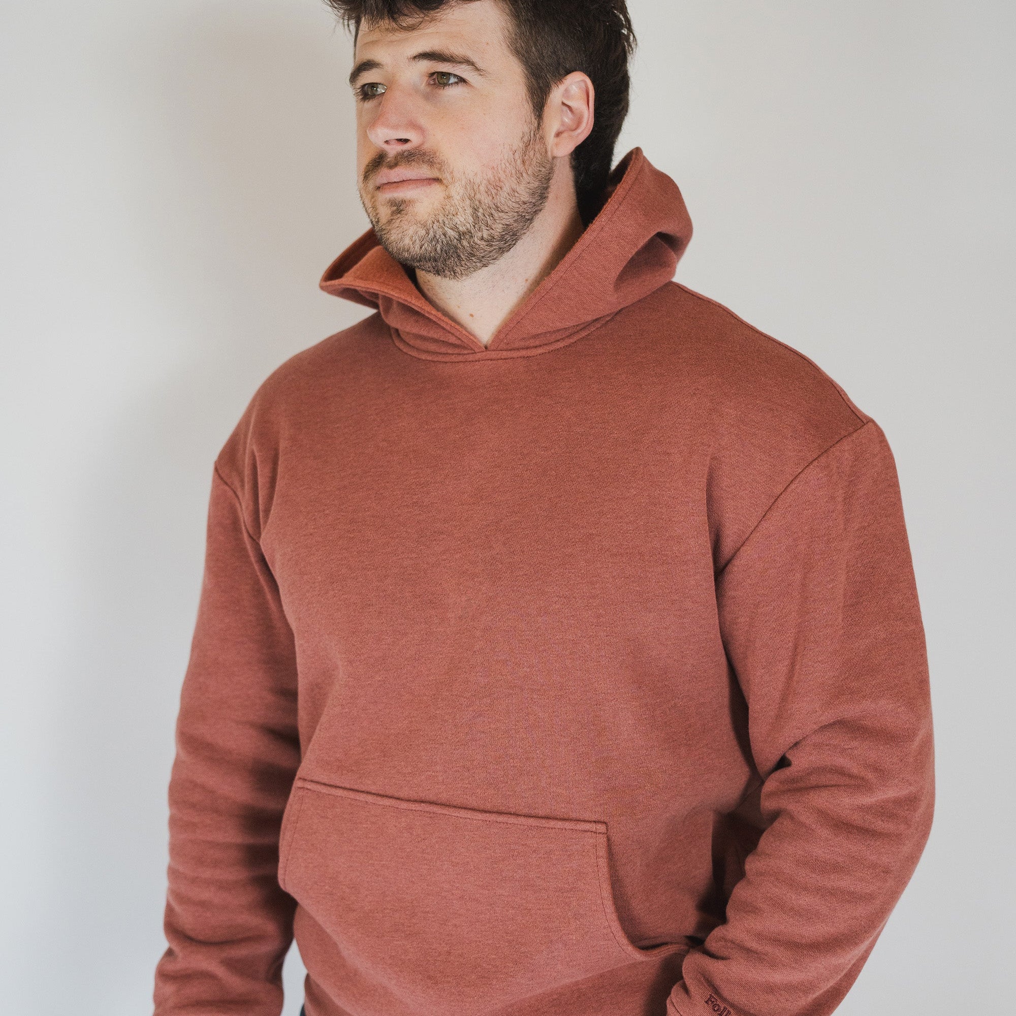 Men's AlpacaCloud® Heavyweight Hoodie: Reversible, Ultra-Soft, Stress-Reducing Comfort