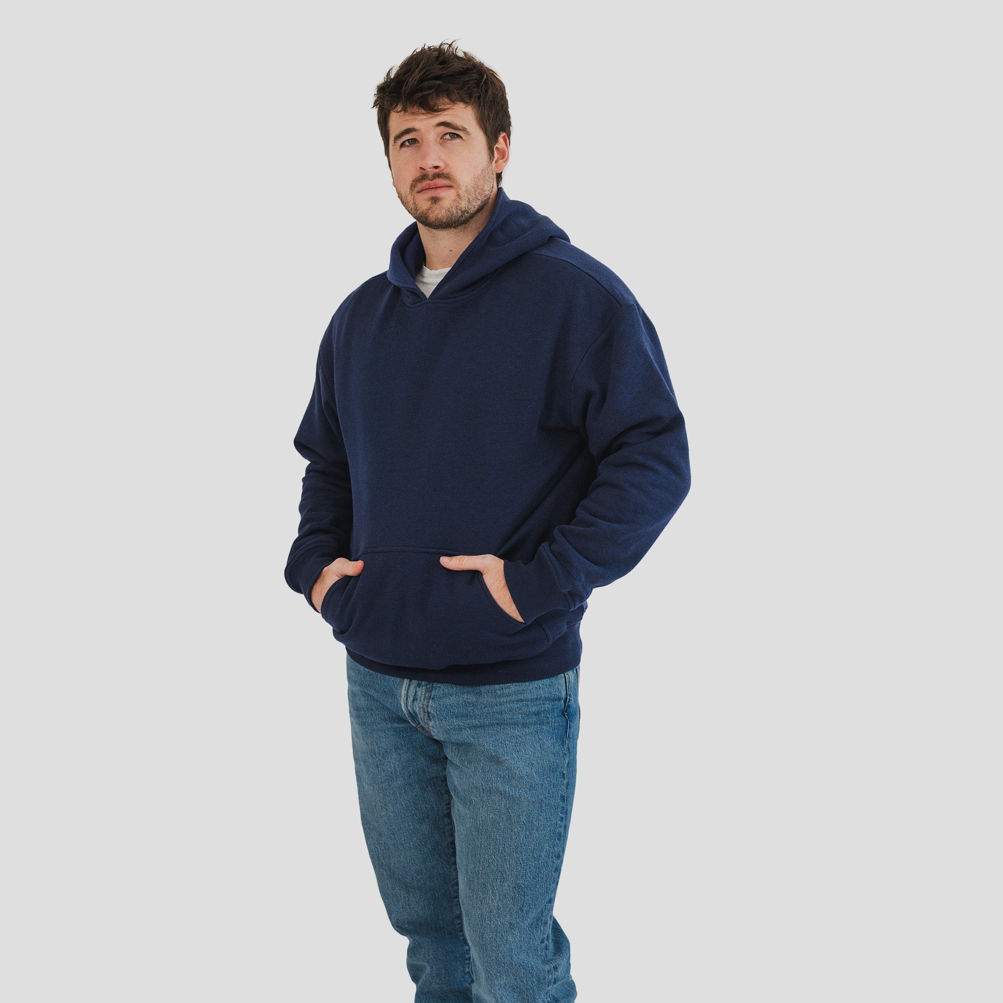 Men's AlpacaCloud® Heavyweight Hoodie: Reversible, Ultra-Soft, Stress-Reducing Comfort