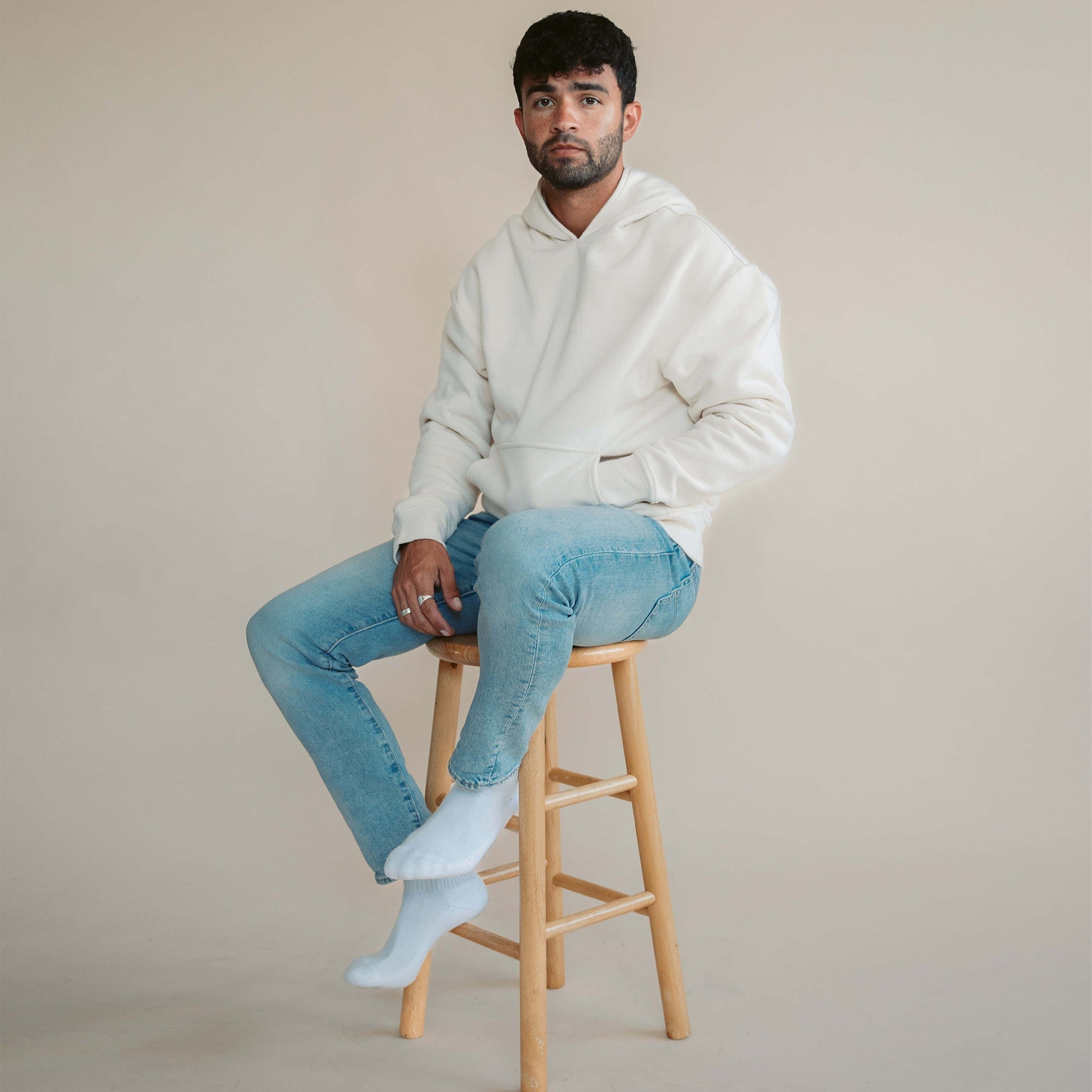 Men's AlpacaCloud® Heavyweight Hoodie: Reversible, Ultra-Soft, Stress-Reducing Comfort