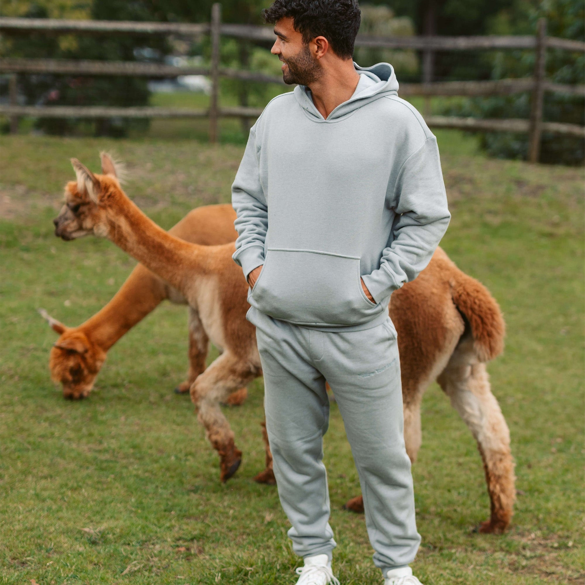 Men's AlpacaCloud® Heavyweight Hoodie: Reversible, Ultra-Soft, Stress-Reducing Comfort