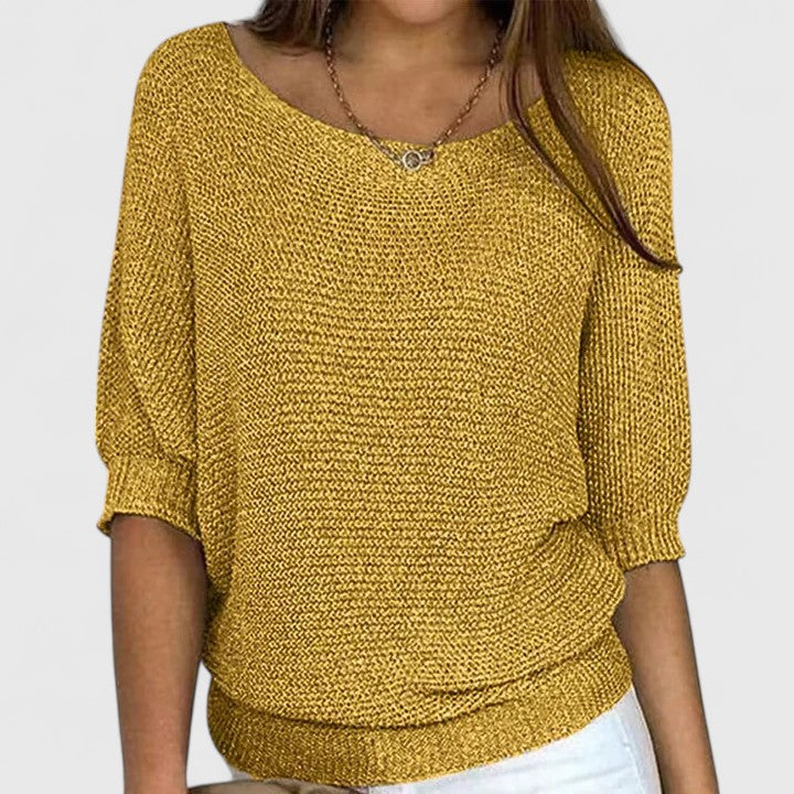 Rachel Women's Effortless Knit Pullover: Cozy, Stylish, Versatile Comfort Sweater