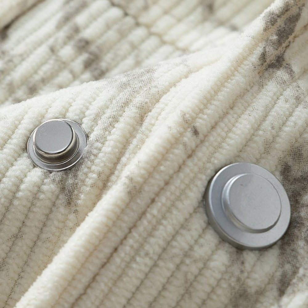 Men's Warm Corduroy Fleece Lined Jacket - Classic Fit Outerwear