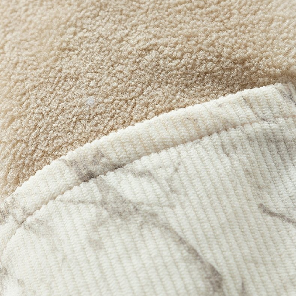 Men's Warm Corduroy Fleece Lined Jacket - Classic Fit Outerwear