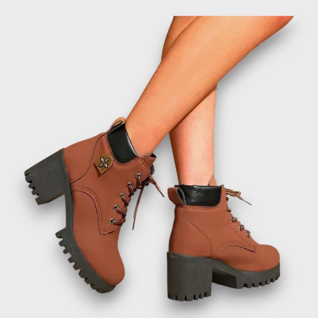 Sarah™ | Winter Chunky Heel Boots