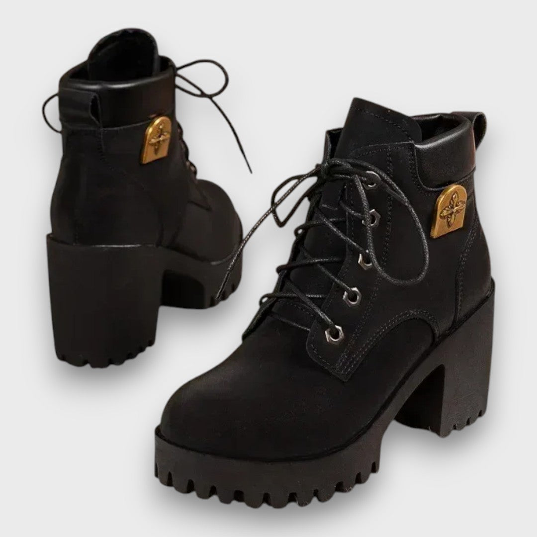 Sarah™ | Winter Chunky Heel Boots