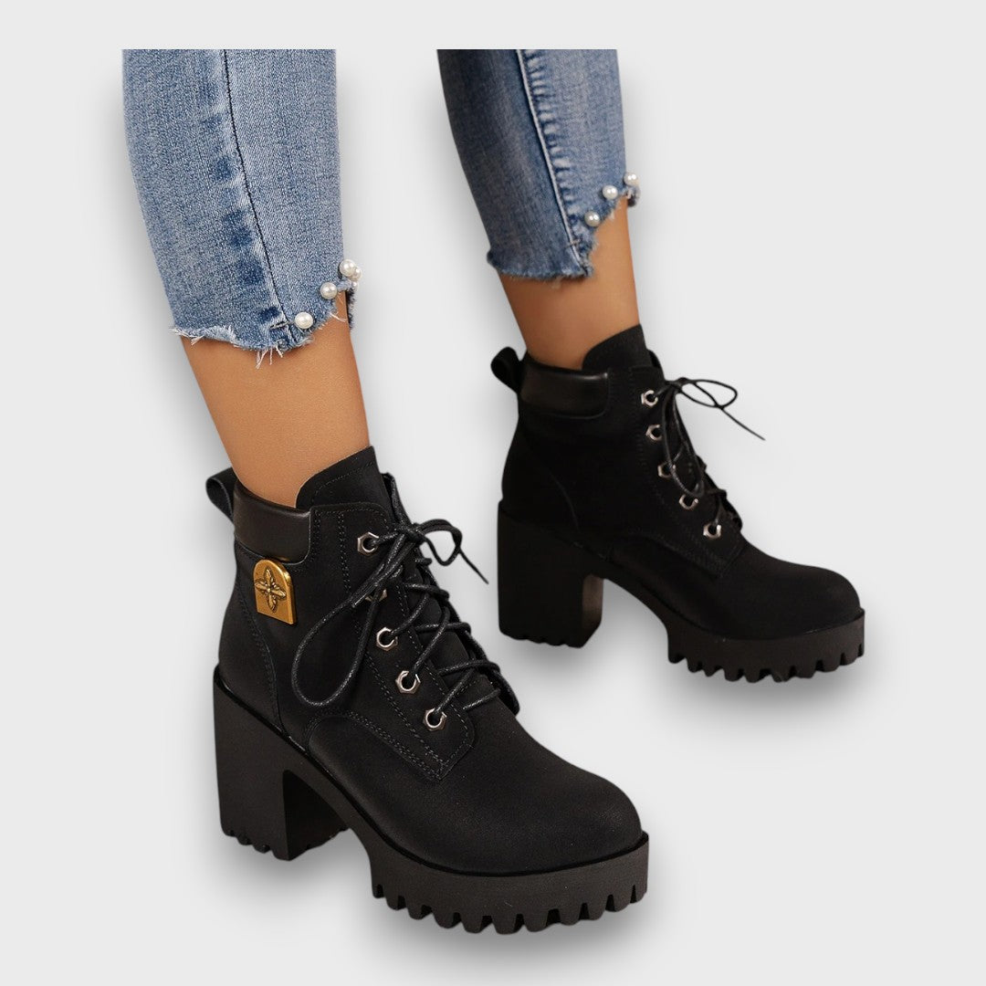 Sarah™ | Winter Chunky Heel Boots