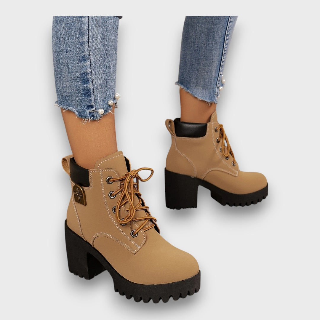 Sarah™ | Winter Chunky Heel Boots