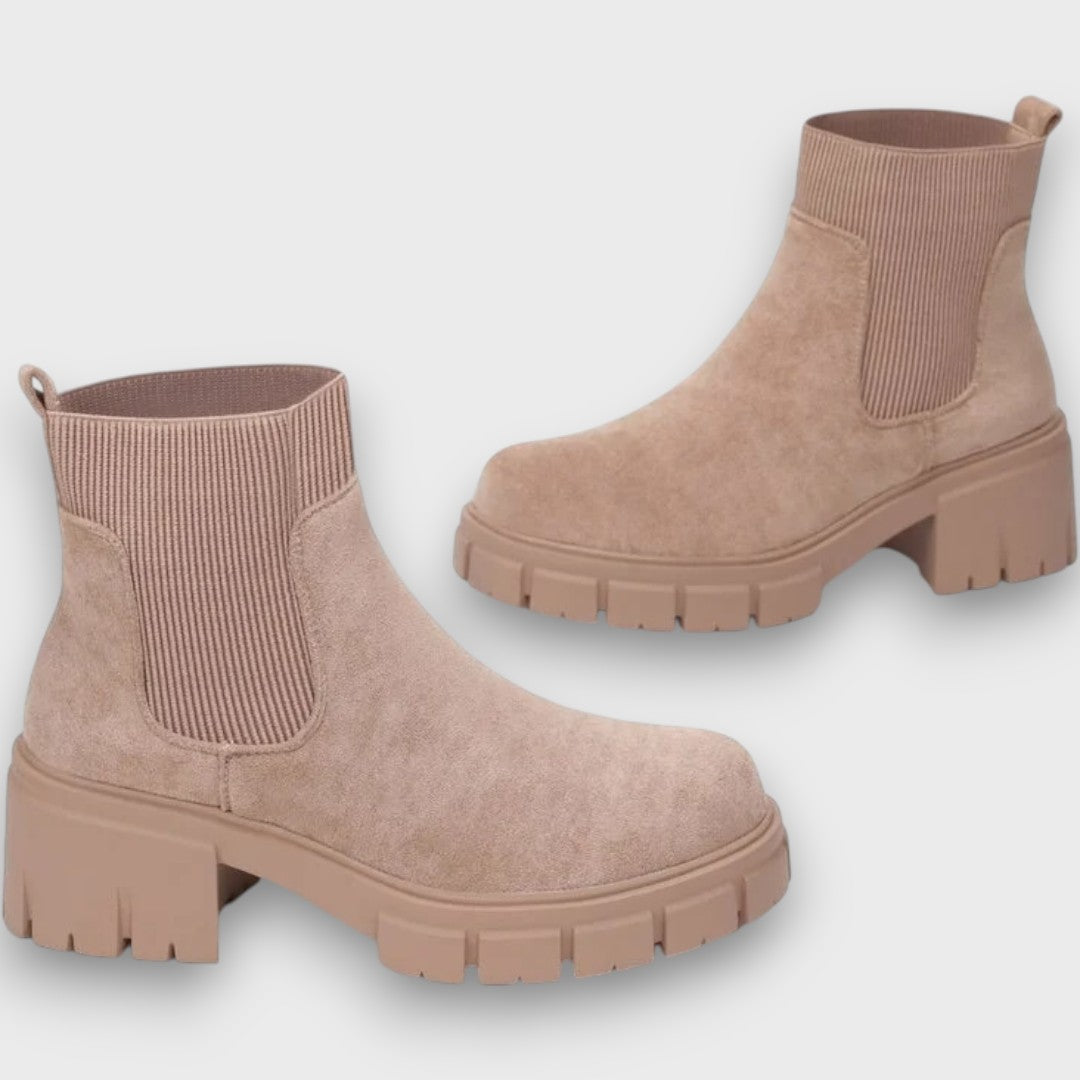 Melody™ | Ribbed Chelsea Platform Boots