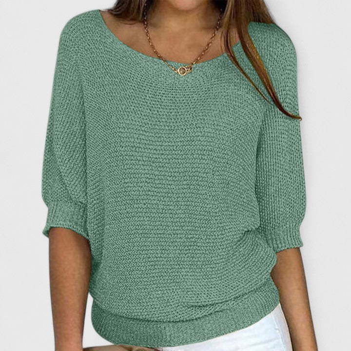 Rachel Women's Effortless Knit Pullover: Cozy, Stylish, Versatile Comfort Sweater
