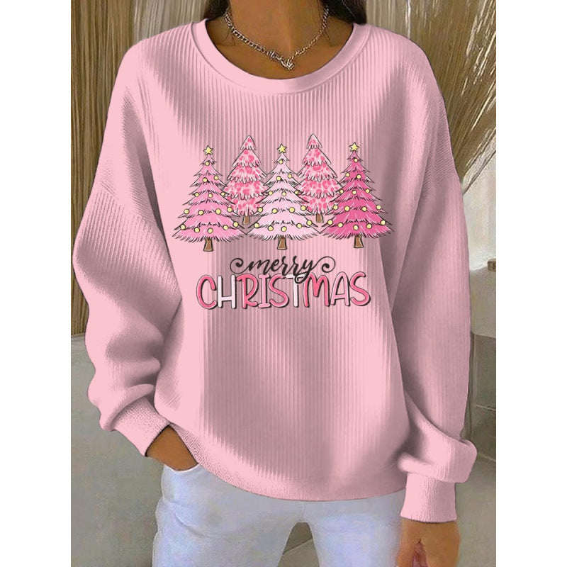 Alana - Merry Christmas Sweater Pink