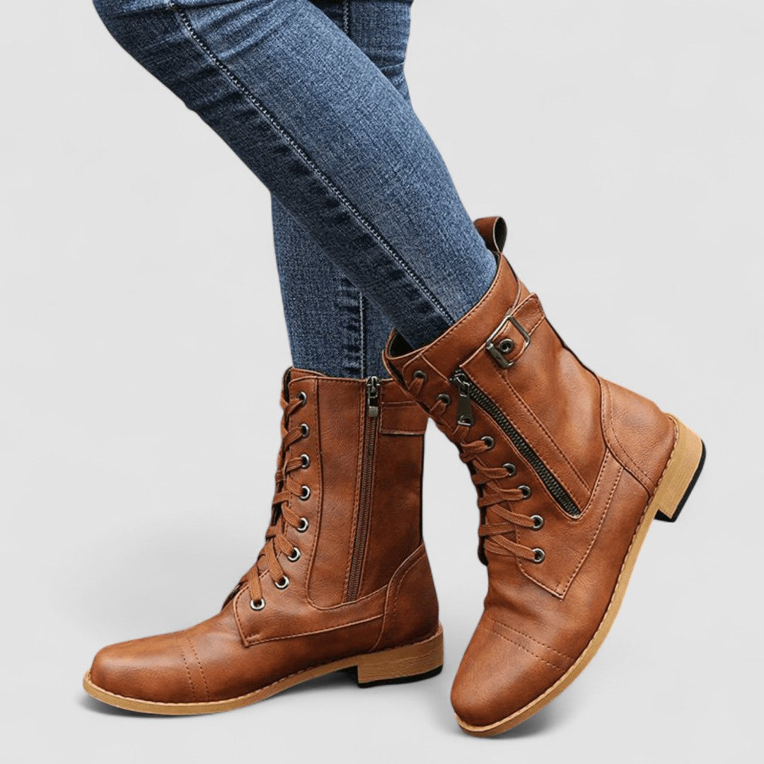 Sylvia Stylish Orthopedic Western Boots: All-Day Comfort & Pain Relief