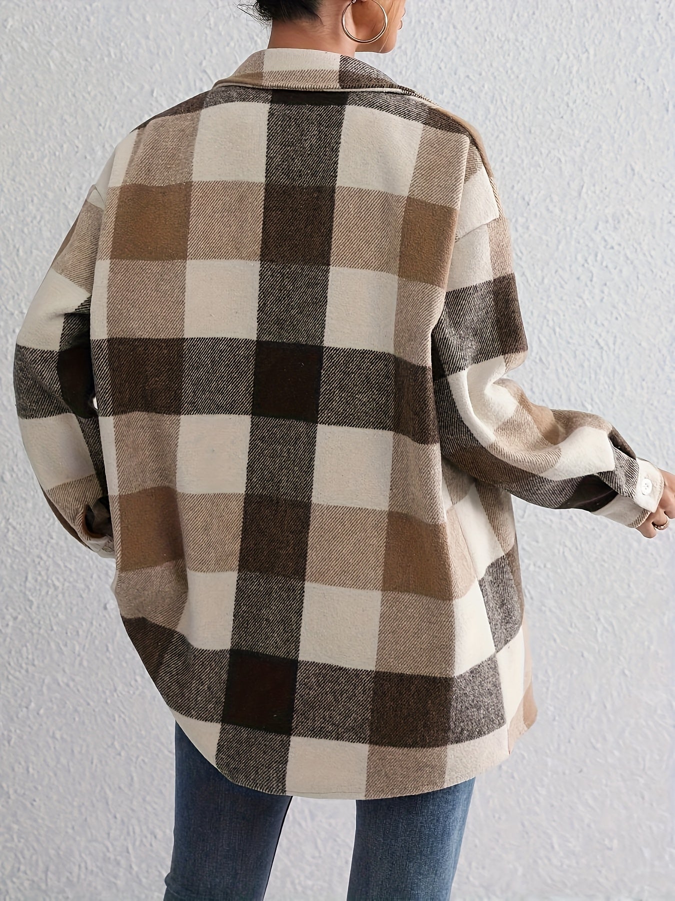 Aurora™ | Plaid Button-Front Jacket