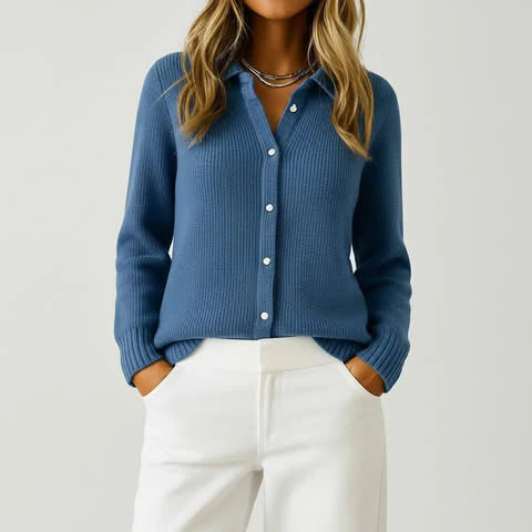 AVARON The Merino Heritage Varsity Cardigan