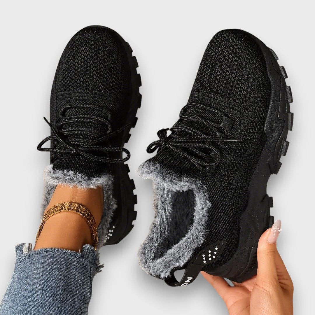 Betty | Cozy Lace-Up Winter Sneakers