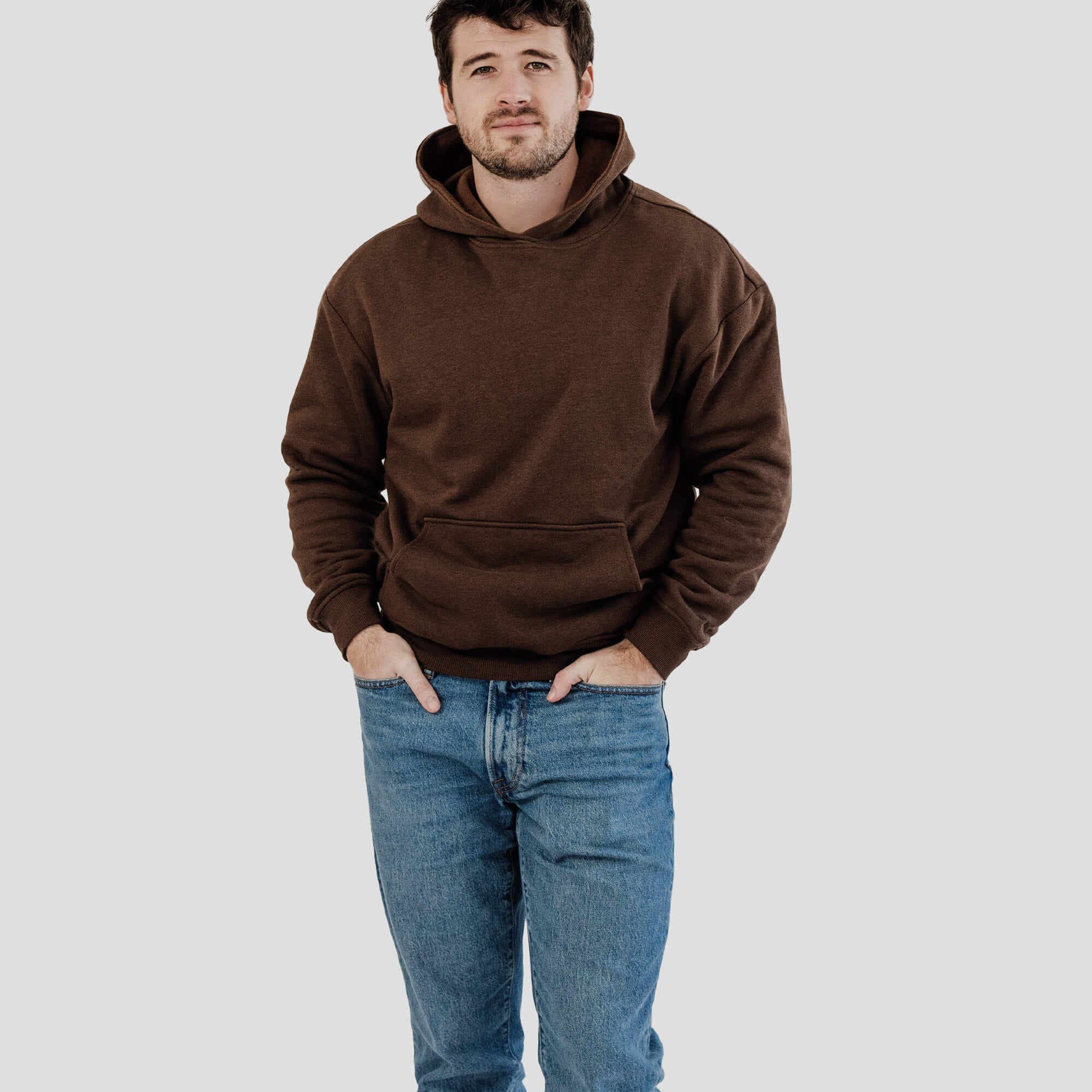 Men's AlpacaCloud® Heavyweight Hoodie: Reversible, Ultra-Soft, Stress-Reducing Comfort
