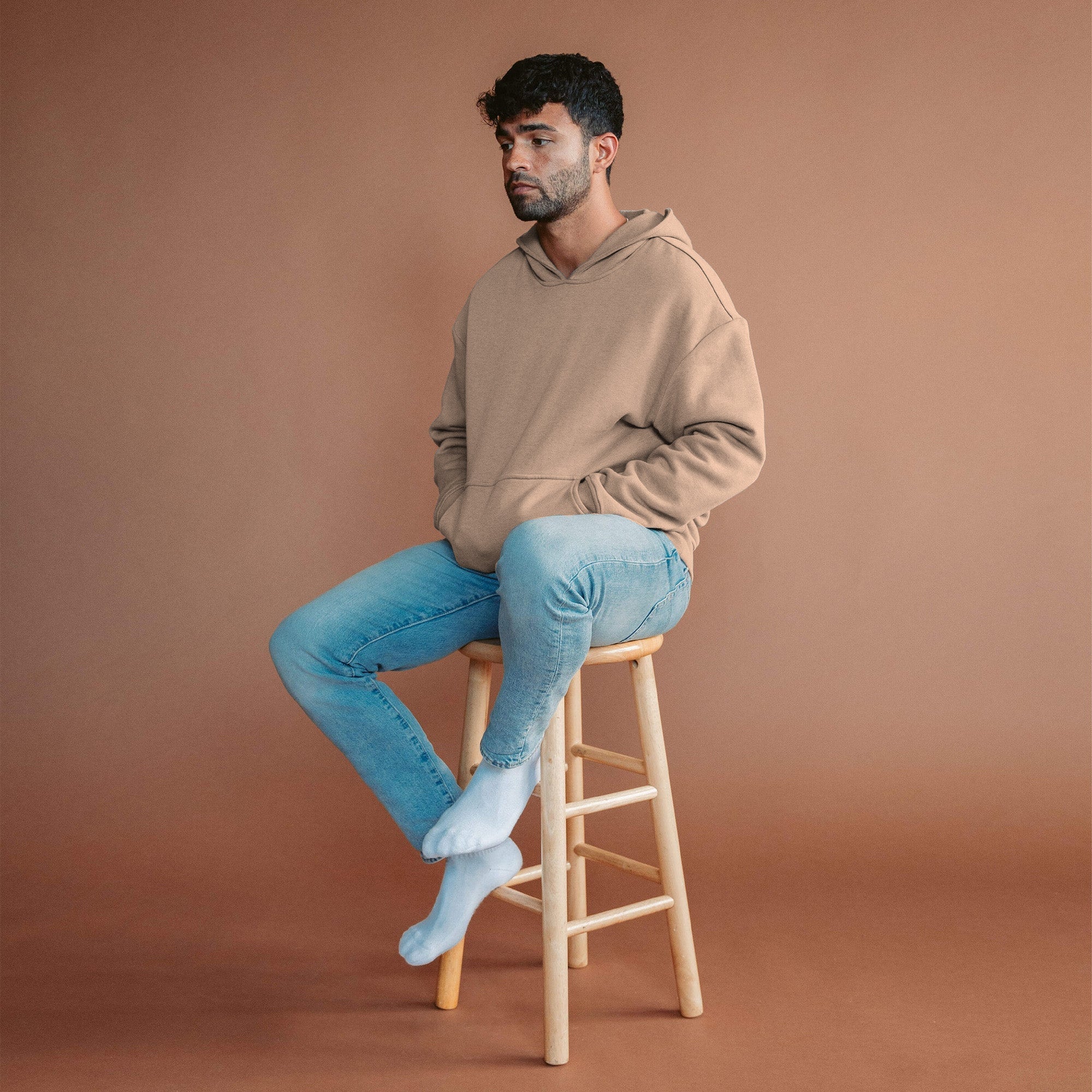 Men's AlpacaCloud® Heavyweight Hoodie: Reversible, Ultra-Soft, Stress-Reducing Comfort