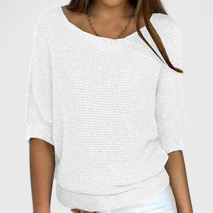 Rachel Women's Effortless Knit Pullover: Cozy, Stylish, Versatile Comfort Sweater