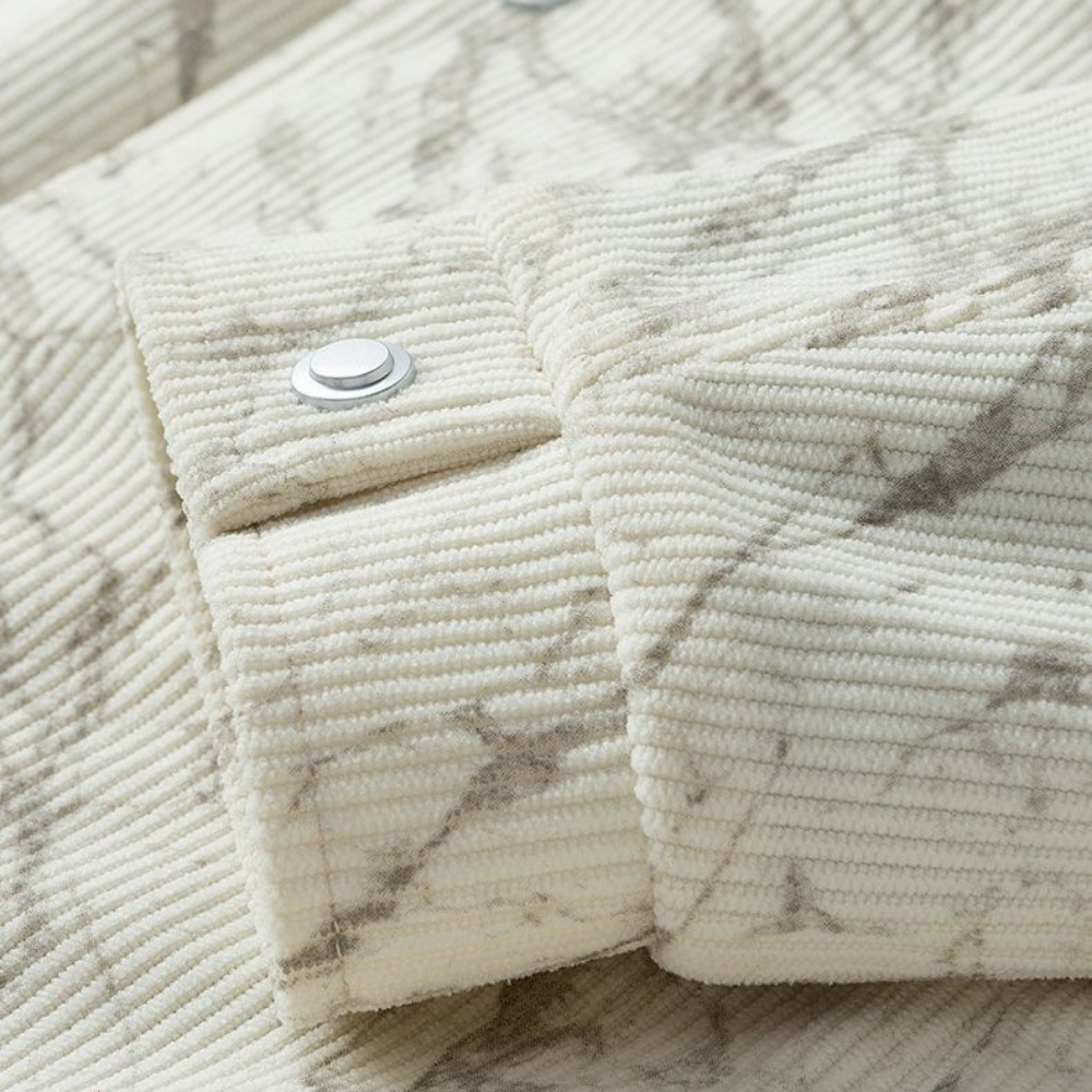 Men's Warm Corduroy Fleece Lined Jacket - Classic Fit Outerwear